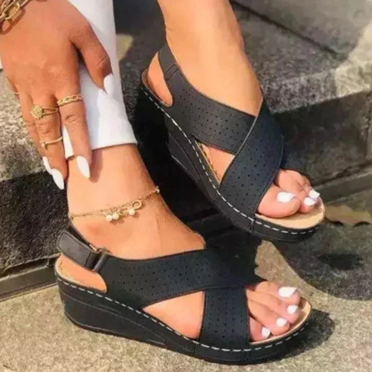 Orthopedische Zomersandalen Dames Comfortabel Breedte