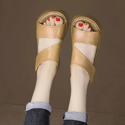 Orthopedische Sandalen Leder Comfortabel Steunzool