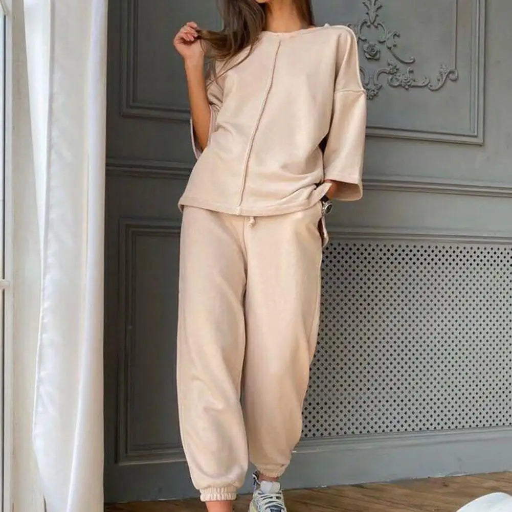 Lichte Zomer Tracksuit Sportief en Comfortabel - StudioMarella