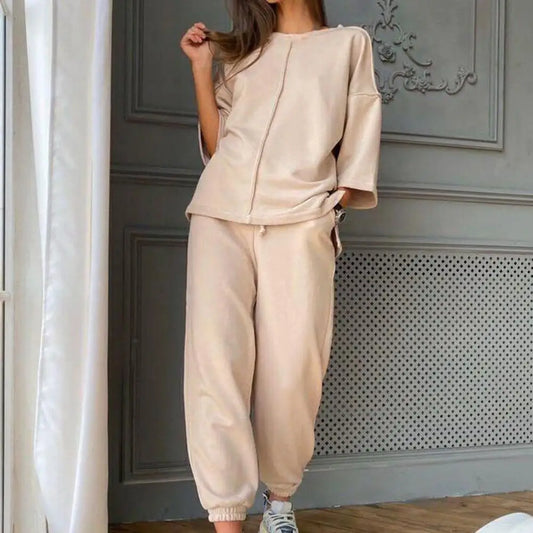 Lichte Zomer Tracksuit Sportief en Comfortabel - StudioMarella