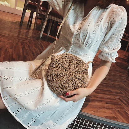 Rotan Schoudertas Vintage Stijl