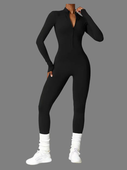 Jumpsuit Vrouw Sportief Naadloos Comfortabel