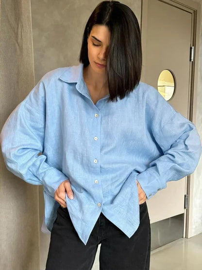 Dames Blouse Luchtig en Stijlvol Losvallend