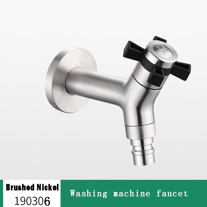 Moderne Wateraansluitkraan met Wandmontage – Outdoor Tuinkraan met Messing Kernklep