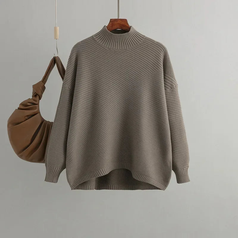 Gebreide Trui voor Vrouwen Retro Stijl