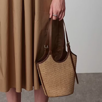 Rotan Strandtas voor Dames Handgemaakt Boho Stijl