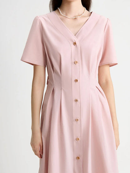 Zomerjurk Roze Jurk voor Vrouw Strandjurk