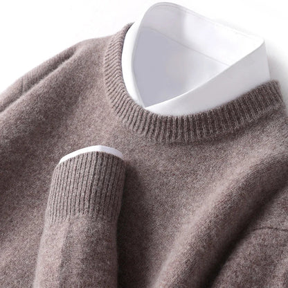 Merino Wollen Sweater Heren Warm en Comfortabel