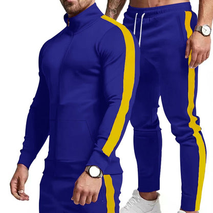 Heren Sportoutfit 2-Delig Trainingspak Comfortabel