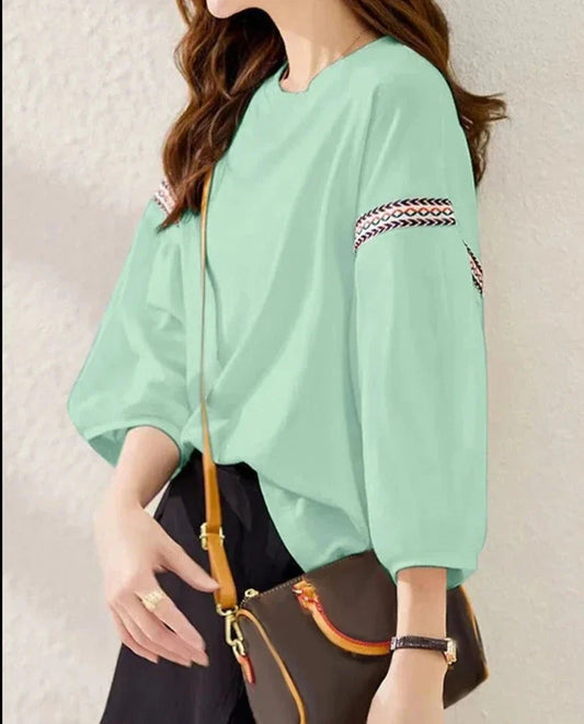 Zomerblouse Vrouwelijk Luchtig met Riemdetails - StudioMarella