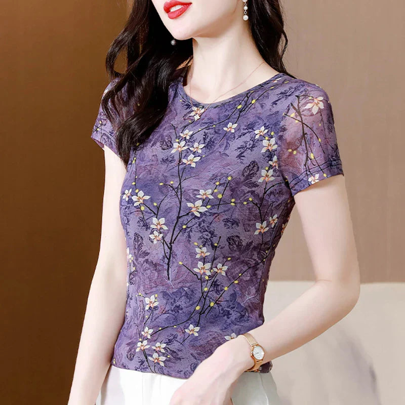 Lichtgewicht Zomer Top Mesh Dame
