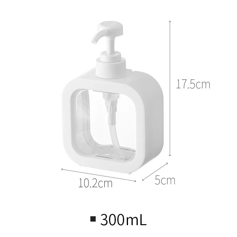 Minimalistische zeepdispenser voor badkamer en keuken met Scandinavisch design
