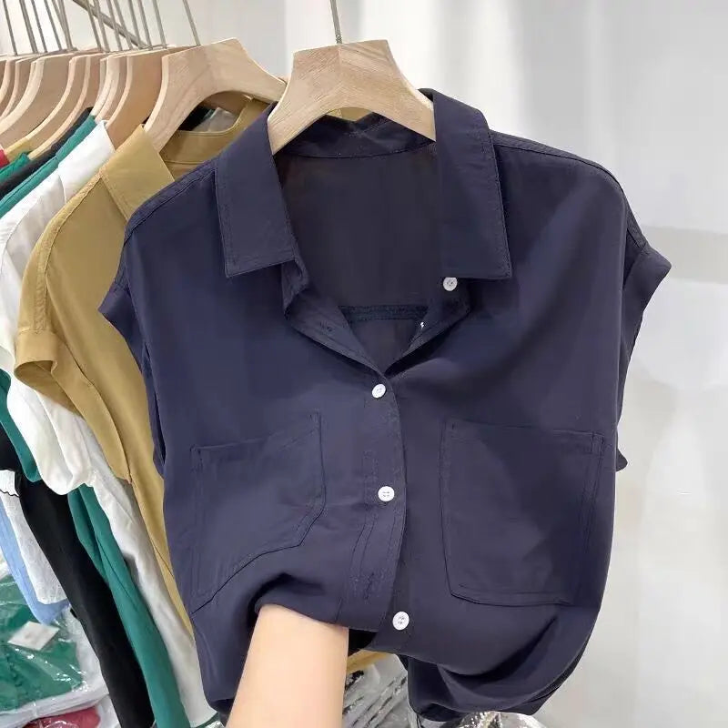 Vrouwen Zomerblouse Licht en Elegant