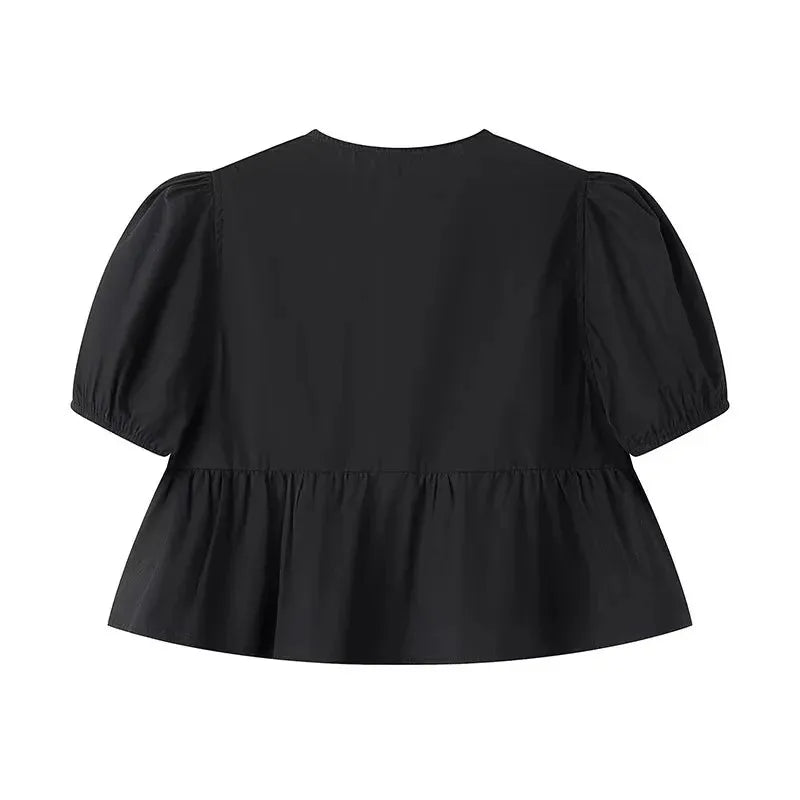Crop Top Luipaardprint of Effen Korte Dame Top