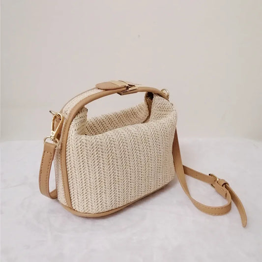 Strooien Crossbody Tasje voor Dagelijks Gebruik - StudioMarella