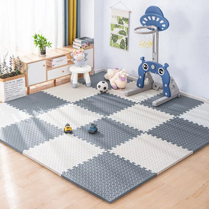Vloerkleed Kinderkamer Speelmat EVA Foam Puzzelmat 30x30cm Interlock 16 Stuks