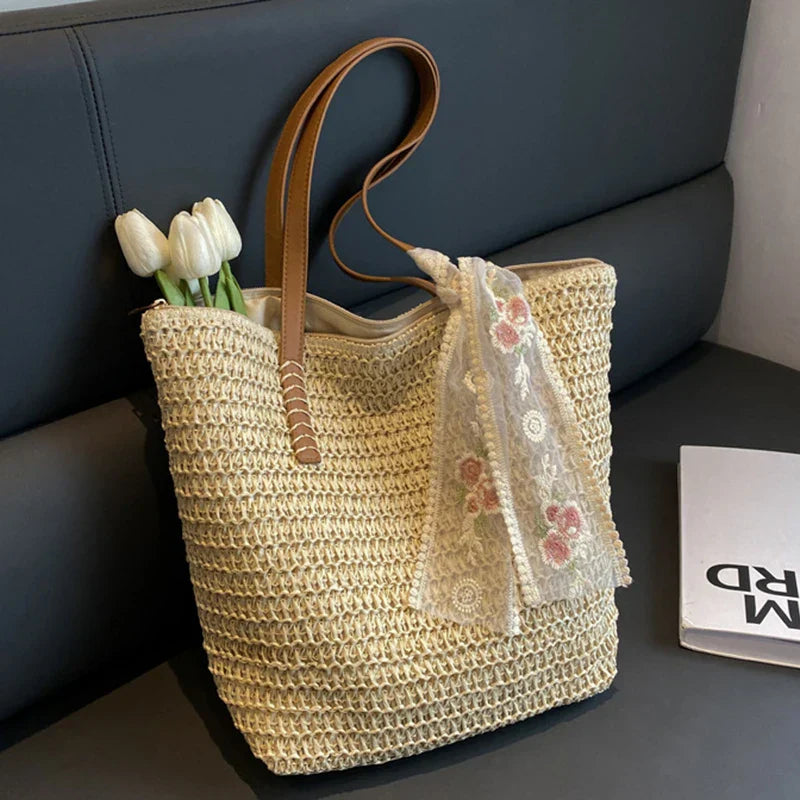 Woven Tas Zomer Stijl Lichtgewicht