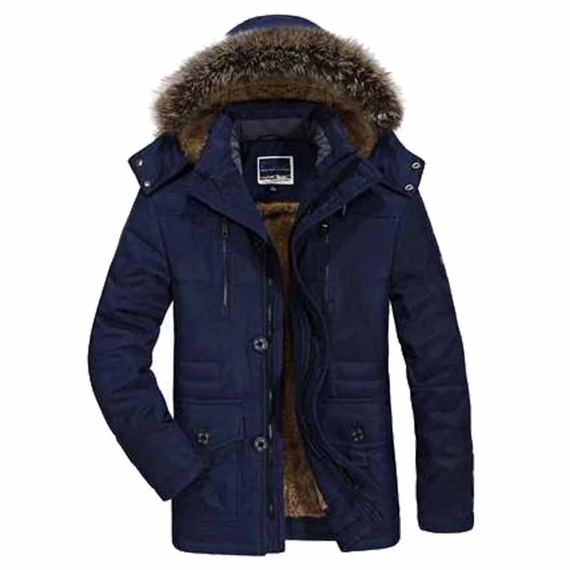 Heren Winterjas Waterdicht met Capuchon Warm en Comfortabel