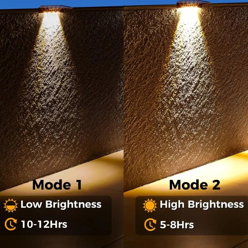 Zonne-energie Sfeerverlichting 2-Delige Set – Automatische Schemeringssensor Tuinverlichting voor Pad, Terras & Tuin