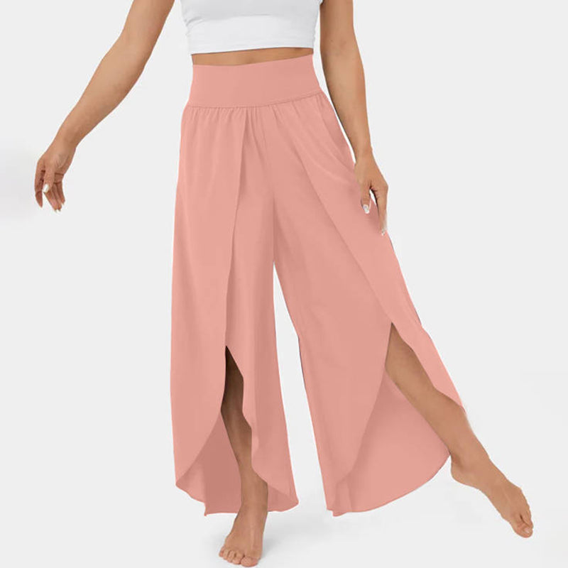 Wijde Vrouwelijke Broek Comfortabele Zomerpijpen