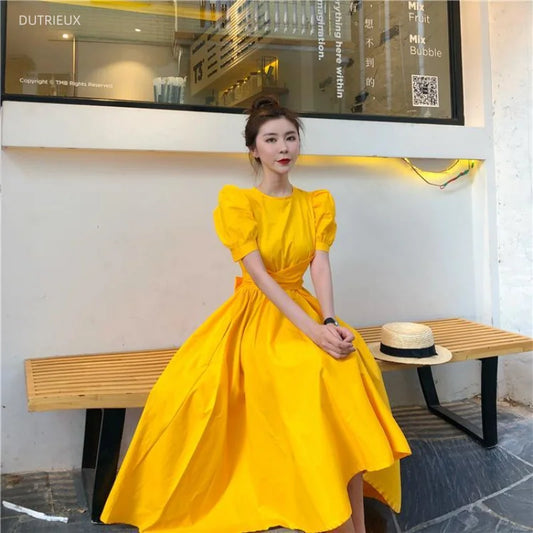 Maxi Jurk Lange Zomerjurk Vrouwelijk Design - StudioMarella
