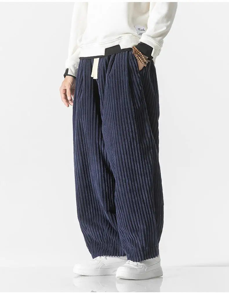 Heren Joggingbroek Ribgebreid Relaxed Fit Elastisch