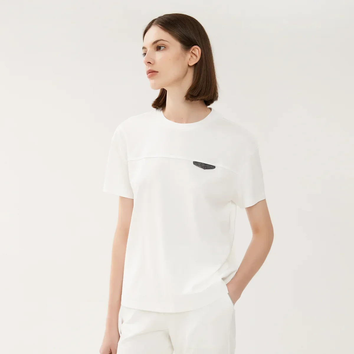 Luxe T-Shirts voor Mannen en Vrouwen Elegance Stijl
