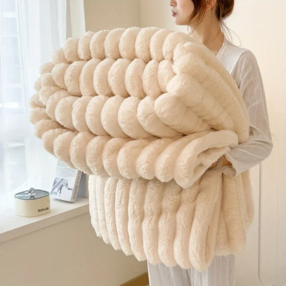 Sansoti Flanellen Dekbedovertrek 240x220 cm | Zacht Fleece & Dubbelzijdig | Luxe Hotelcomfort