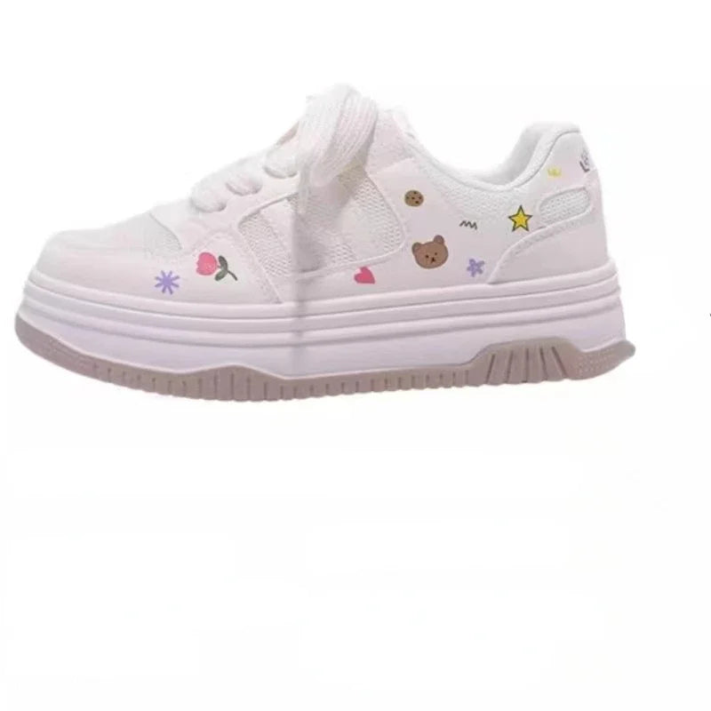 Kleurrijke Cartoon Sneakers Zomer Collectie