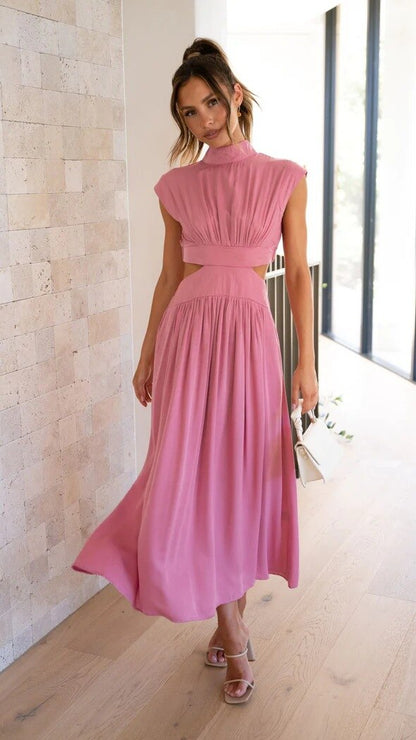 Vrouwelijke Zomerjurk Midi Jurk Elegante Mode