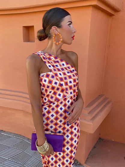 Dames Midi-jurk Elegante Pasvorm