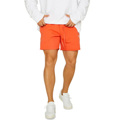 Heren Jogging Shorts Sportief Oranje - StudioMarella