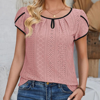 Vrouwelijke Zomer Blouses Elegante Stijl