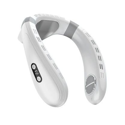 Draagbare Nekventilator 5200mAh Oplaadbaar Halfgeleider Koeling Persoonlijke Ventilator Outdoor Draadloos Nekkoeler USB Opladen