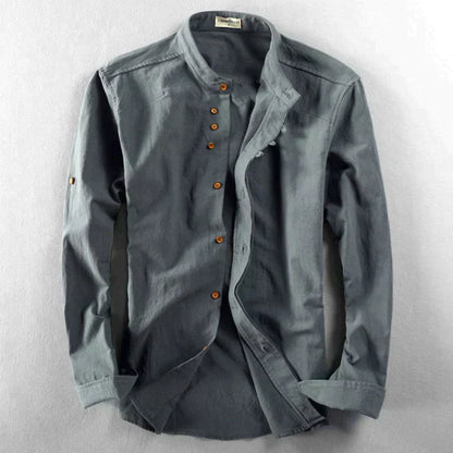 Heren Shirt Katana Stijl van Katoen en Polyester