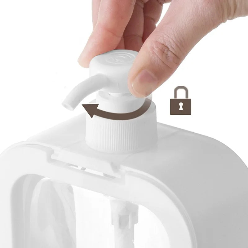 Scandinavische Zeepdispenser met Pompje | 17cm & 19cm | Minimalistisch Design voor Badkamer & Keuken | Duurzame ABS & PVC Zeeppomphouder