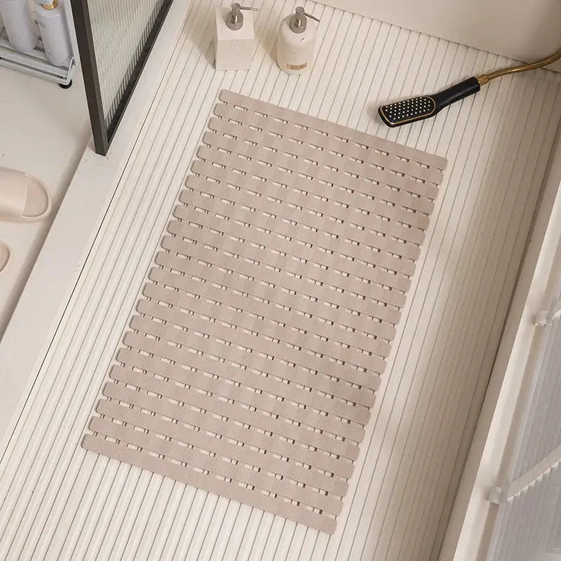 Antislip Badmat met Zuignappen en Drainagegaten 40×63 cm voor Veilig Douchen