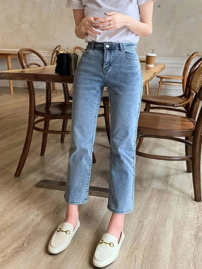 Stijlvolle Skinny Jeans Denim Blauw