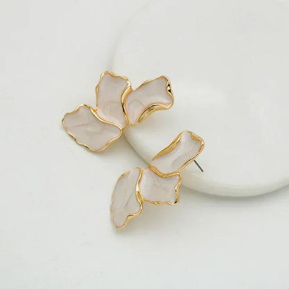 Zilveren Oorbellen met Bloemen Elegant en Delicaat