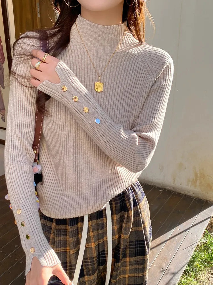 Malia Oversized Trui met Lange Mouwen Zacht Warm
