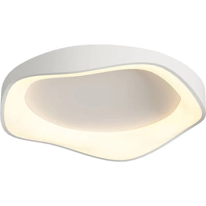 Japandi LED Plafondlamp Dimbaar Afstandsbediening Rond 40cm 50cm IJzer Acryl