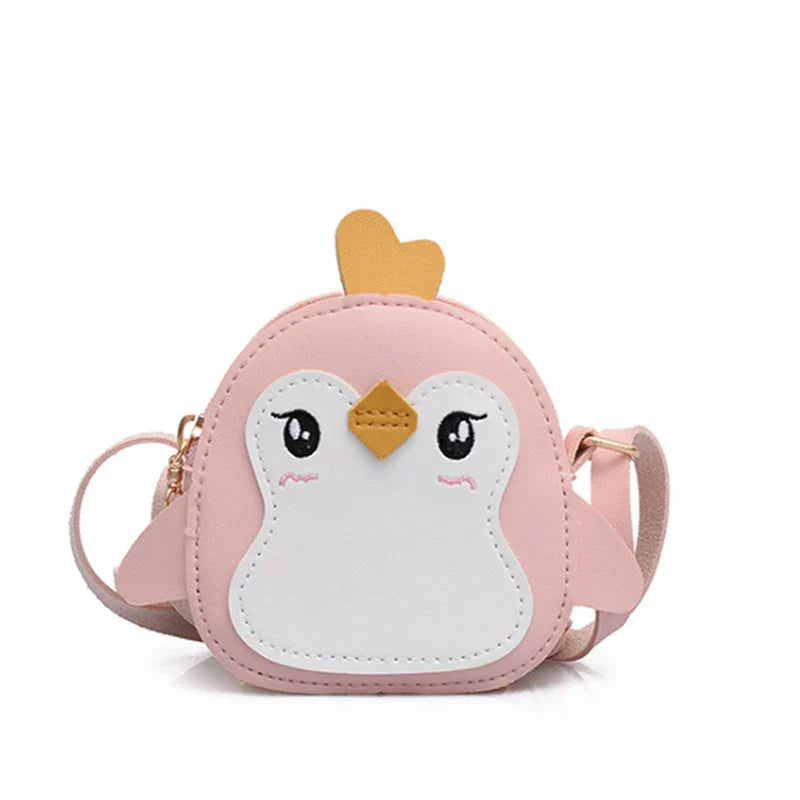 Meisjes Schoudertas Pinguin Design Leer