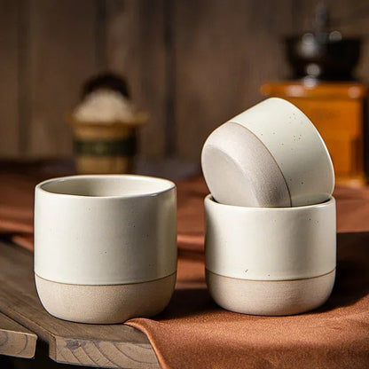 Japandi Koffiemok Keramiek Handgemaakt Espressokop Theekop Japanse Stijl 100ml 180ml 230ml Wabi Sabi Stoneware Koffiekop Restaurant Café