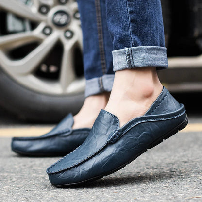 Leren Loafers Orthopedisch Comfortabel Italiaans Design