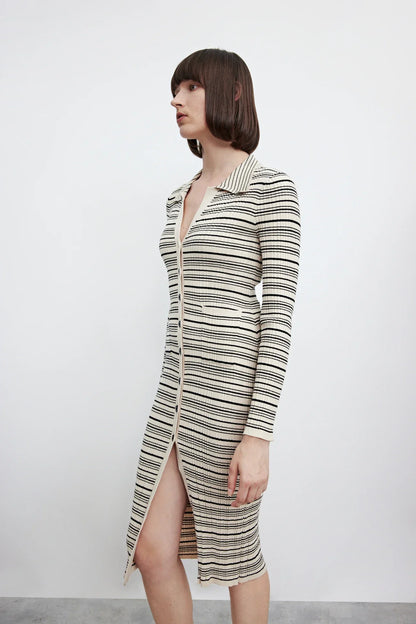 Franse Jurk met Sweetheart Halslijn Elegant Design