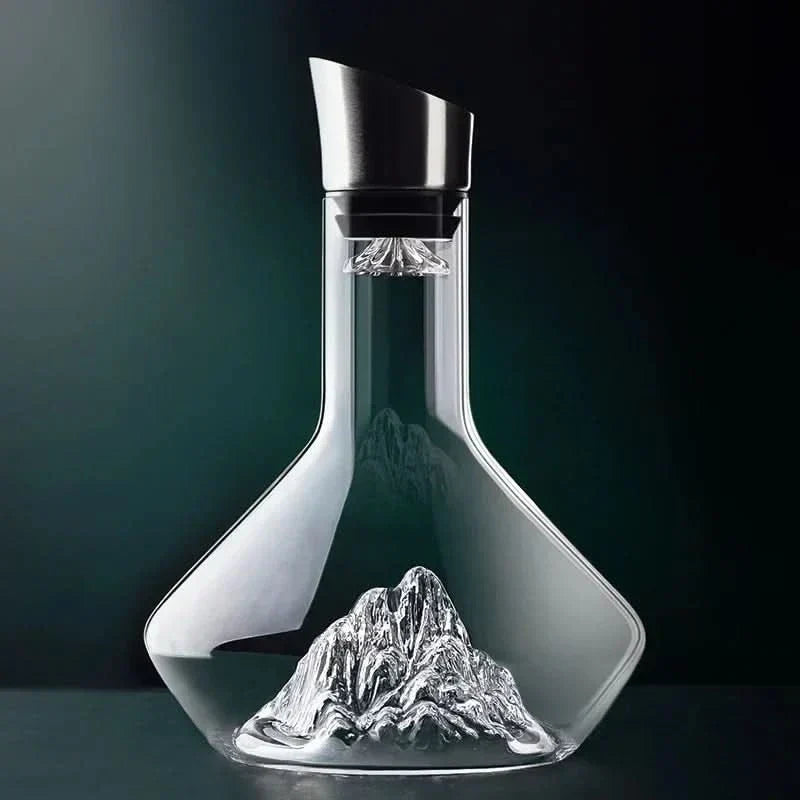Wijnkaraf van loodvrij kristal – design wijnkaraf 1500 ml met optimale beluchting