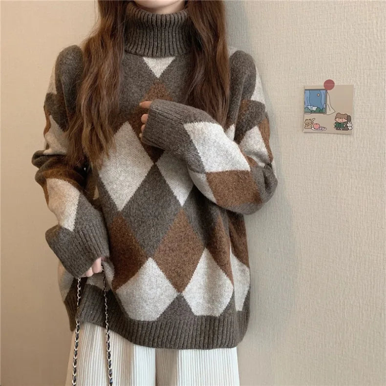 Vrouwentrui Zachte Kasjmier Look Trui Warm en Stijlvol - StudioMarella
