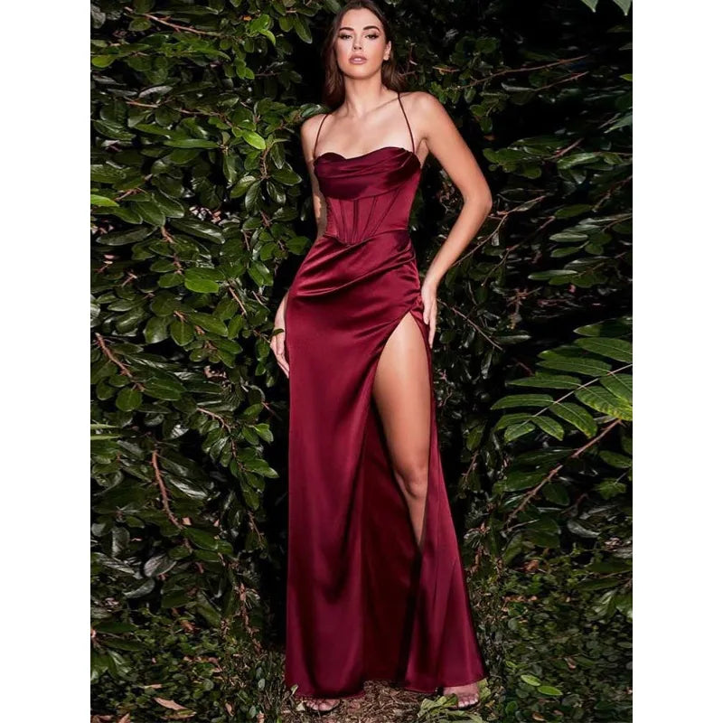 Elegante Avondjurk Zwart Gala Jurk voor Vrouw