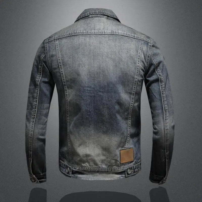 Vintage Jeansjas voor Mannen Klassiek Model