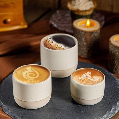 Japandi Koffiemok Keramiek Handgemaakt Espressokop Theekop Japanse Stijl 100ml 180ml 230ml Wabi Sabi Stoneware Koffiekop Restaurant Café